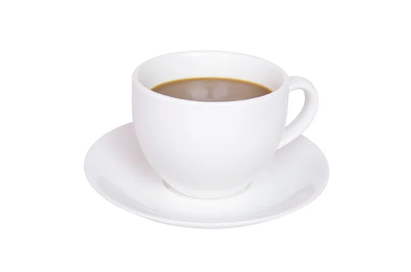 흰 배경의 커피 잔 — 스톡 사진