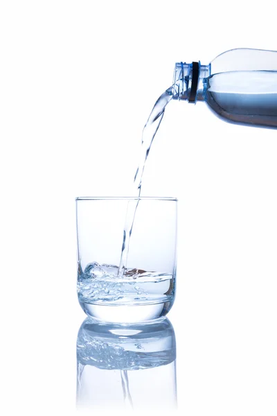 Conceito Beber Copo Água Com Caminho Recorte — Fotografia de Stock