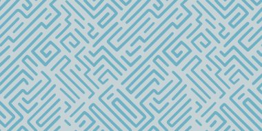 Memphis kusursuz desen. Silüet çizgisi arkaplanı. Vektör illüstrasyonu