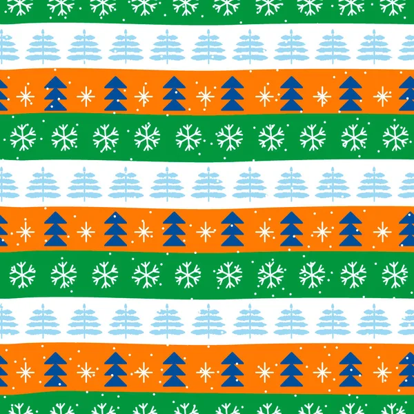 Patrones Navidad Sin Costuras Estilo Nacional Bandera Color Irlanda Diseño — Vector de stock