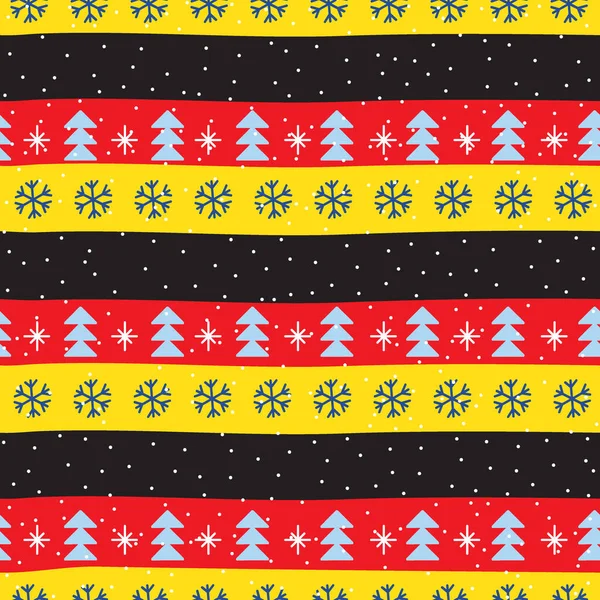 Patrones Navidad Sin Costuras Estilo Bandera Color Nacional Alemania Diseño — Vector de stock