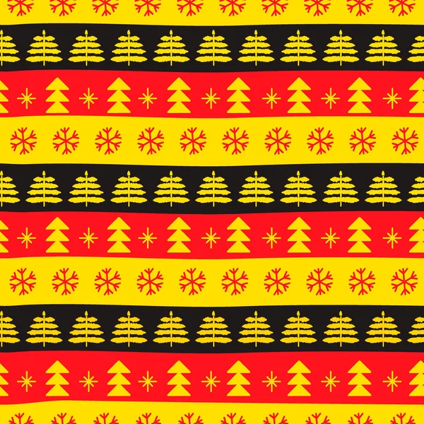 Motifs Noël Sans Couture Dans Style National Drapeau Couleur Allemagne — Image vectorielle