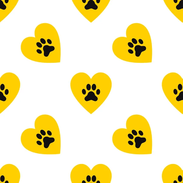 Help Symbol Icon Pets Isolated Seamless Pattern White Background Heart — 图库矢量图片