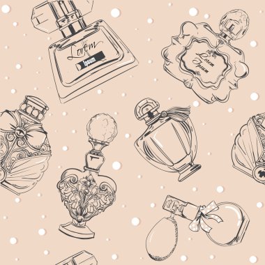 parfüm ile Seamless Modeli