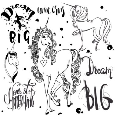 güzel tek boynuzlu atlar karakter