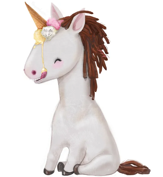 Schattige kleine pony — Stockfoto