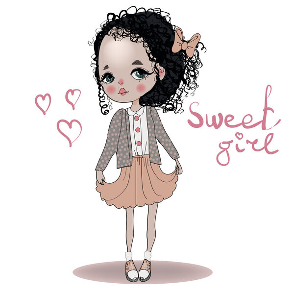 милая маленькая девочка