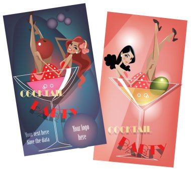 girls in the martini glasses