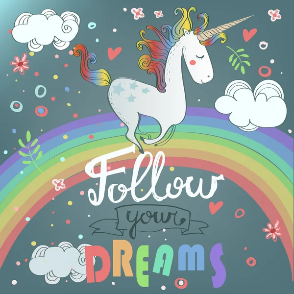 güzel bir tek boynuzlu at