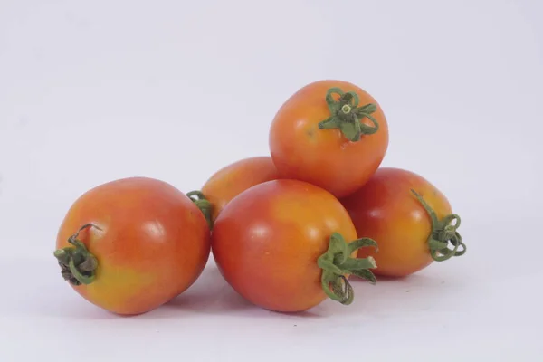 Gros Plan Tomate Fraîche Sur Fond — Photo