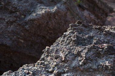 Kırmızı Chervonograd jeolojik ve endüstriyel bölge yığınları atık