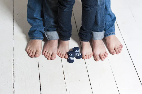 Famiglia in attesa di un bambino — Foto Stock