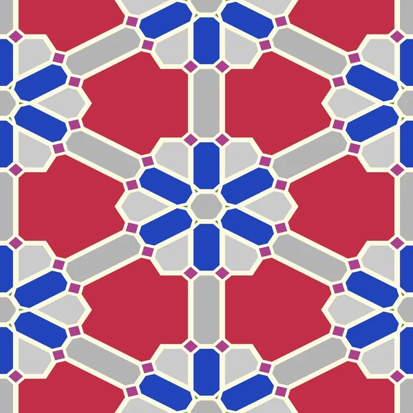 Abstrakte nahtlose geometrische Muster. Kaleidoskop nahtlos — Stockfoto