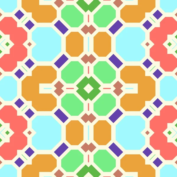 Abstraktní bezešvé geometrické vzory. Kaleidoskop bezešvé — Stock fotografie