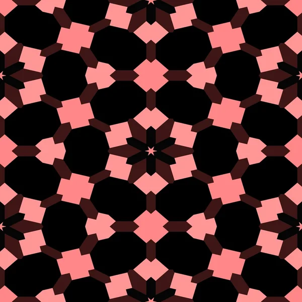 Abstraktní bezešvé geometrické vzory. Kaleidoskop bezešvé — Stock fotografie