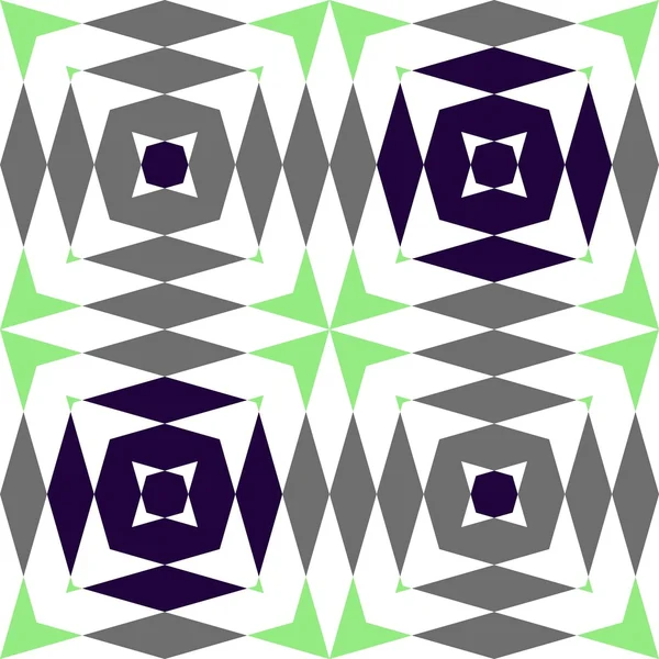 抽象的なシームレスな幾何学的なパターン。シームレスな万華鏡 — ストック写真
