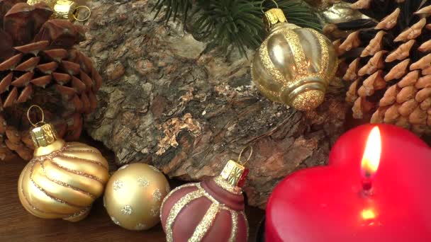 Frohe Weihnachten und ein gutes neues Jahr — Stockvideo