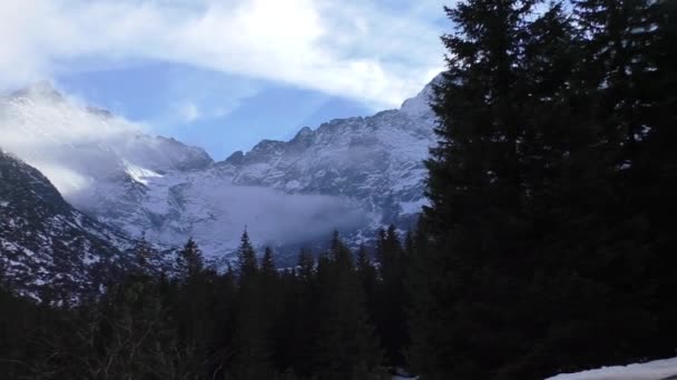 Polen schilderachtige berglandschap — Stockvideo