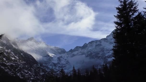 Polen schilderachtige berglandschap — Stockvideo