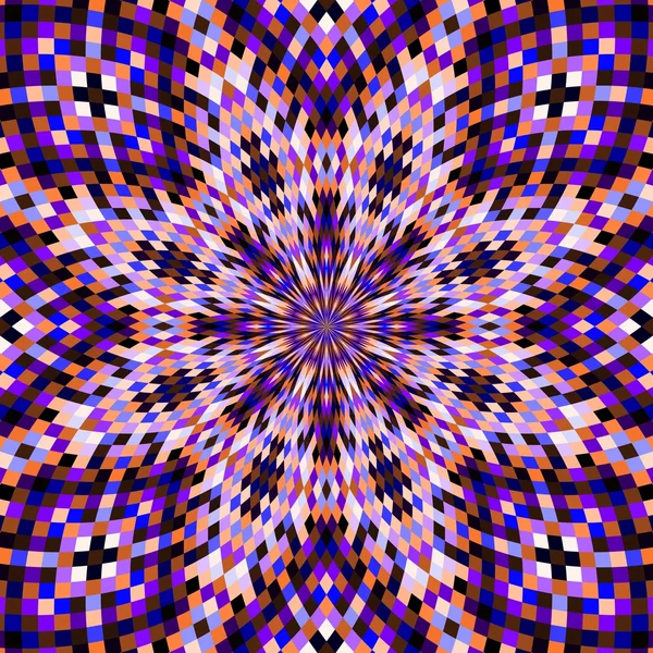 Nahtlose Muster kaleidoskopische Textur Hintergrund — Stockfoto