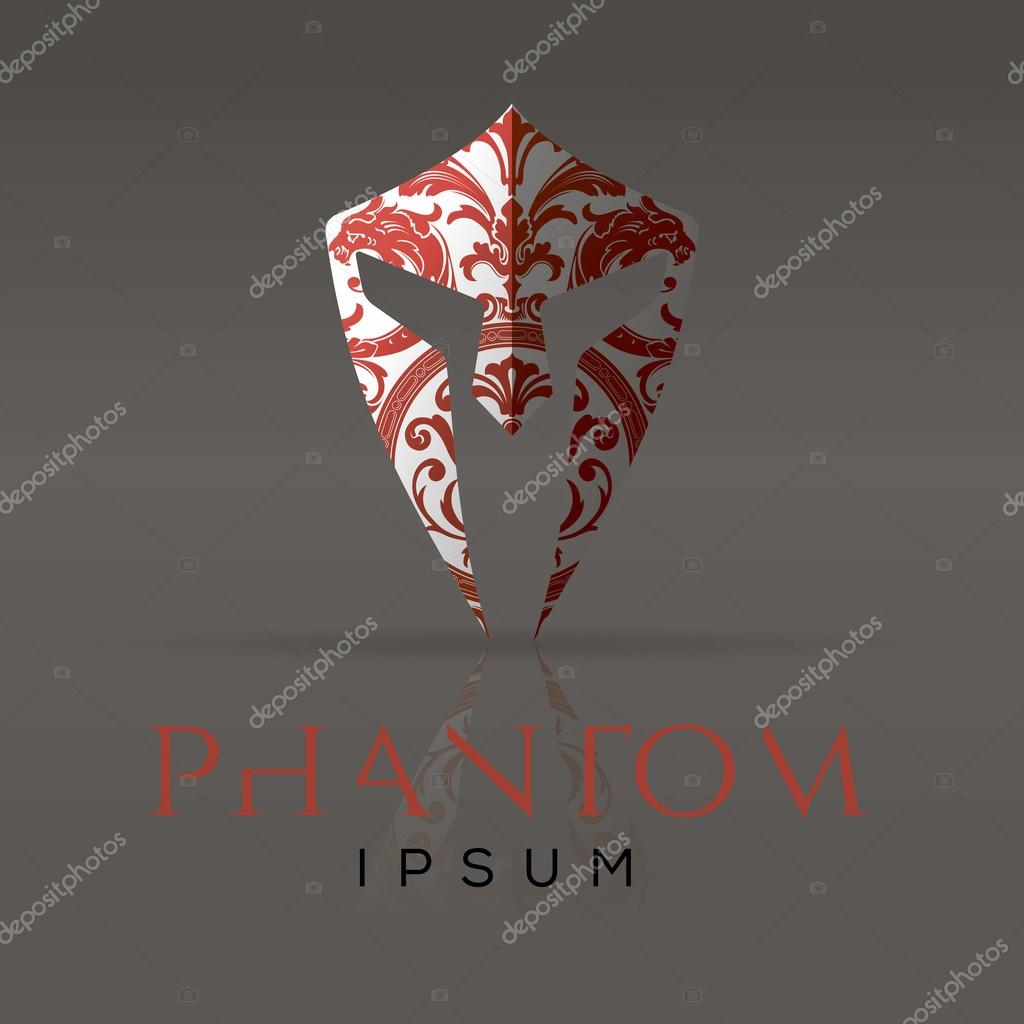 Carnival mask design element. Logo visual identity. Vector illustration.