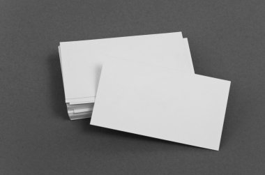 Boş kurumsal kimlik paketi.