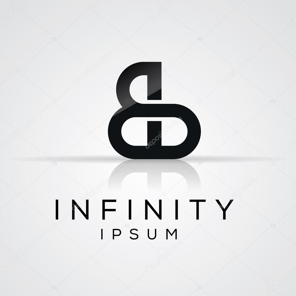 Elegant minimal Bd letters symbol. Alphabet logo design. Vector illustration.