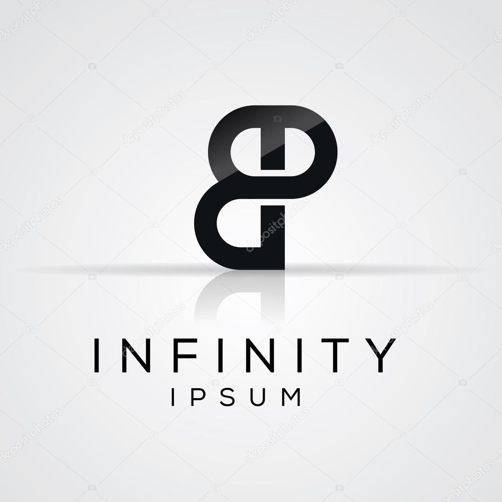 Elegant minimal BP letters symbol. Alphabet logo design. Vector illustration.