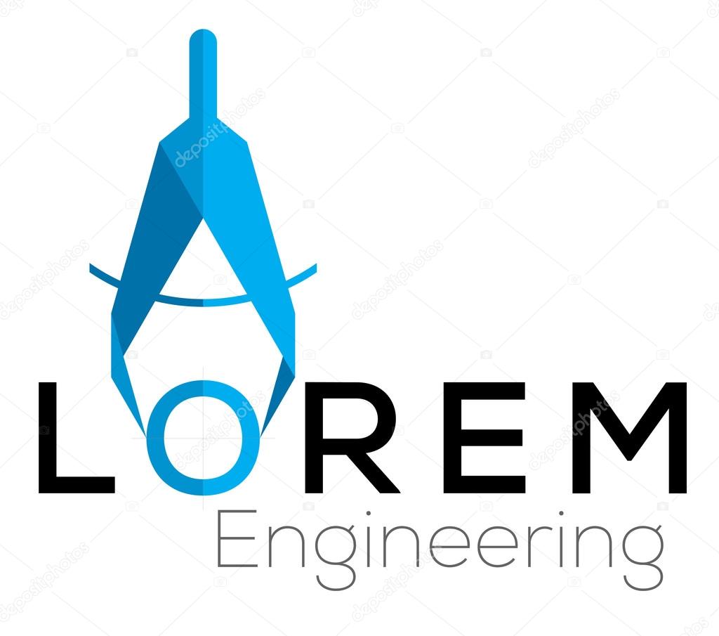 Engineering symbol design. Vector illustration template.