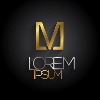 V logo mektup sembolü