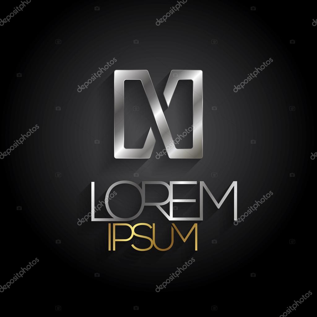 Elegant minimal letter symbol. Alphabet  X logo design. Vector illustration.