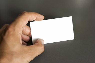 Boş kurumsal kimlik paketi kartvizit açık gri arka plan.