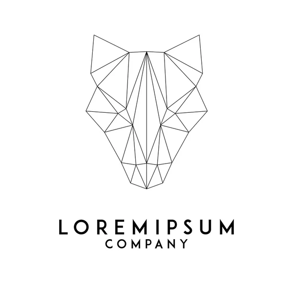 狐狸\/狼头标志模板 - 图库矢量图像 ballakornel 