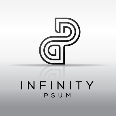 soyut mektup logo simge