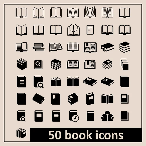 Icônes du livre — Image vectorielle