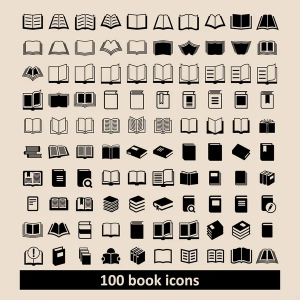 Book icons — Stock Vector