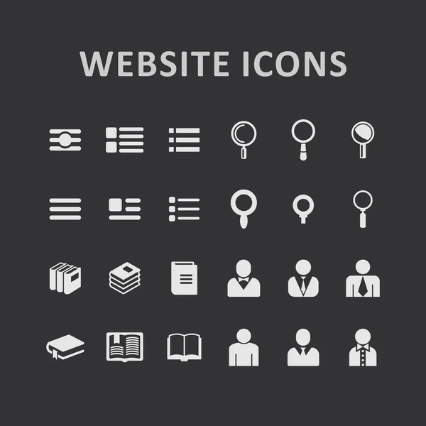 Iconos de aplicación para web — Vector de stock