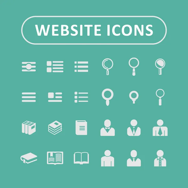 Iconos de aplicación para web — Vector de stock