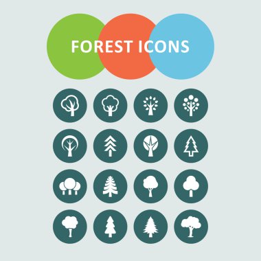 Ağaç kutsal kişilerin resmi. Doğa sembolleri.