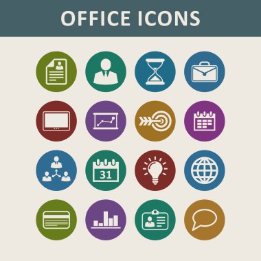 küresel iş ikonları/simgeleri