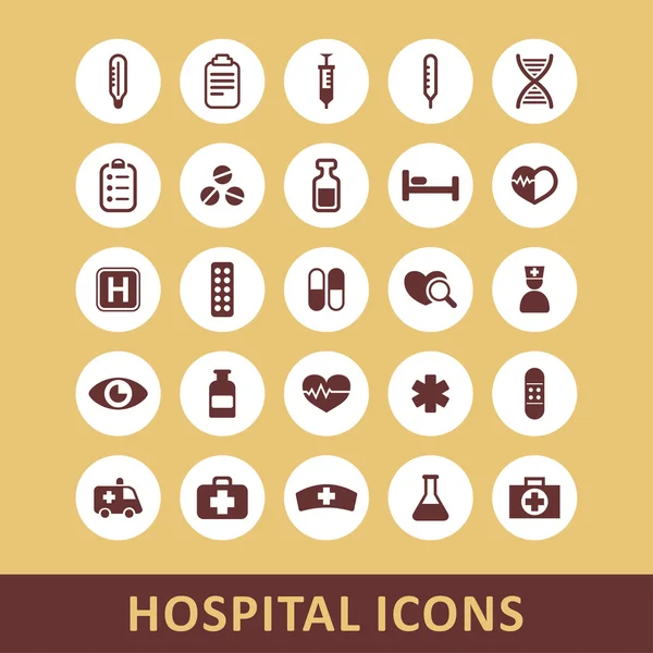 Icônes santé et médecine Graphismes Vectoriels