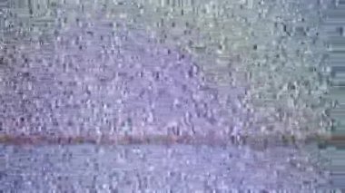 Beyaz Gürültülü TV. Televizyonda sinyal yok. Statik Gürültü Paraziti