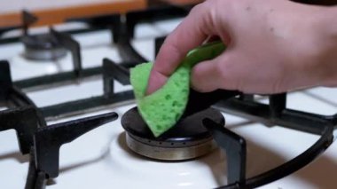 Kadın El Mendil ve Temizlik, Gaz Fırını, Yeşil Süngerli Ocaklar