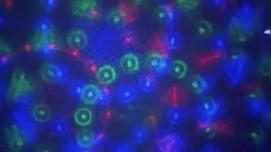 LED Projektör, Disco Ball of Starry Sky Renkli Desenlerle Tavanda Parlıyor.