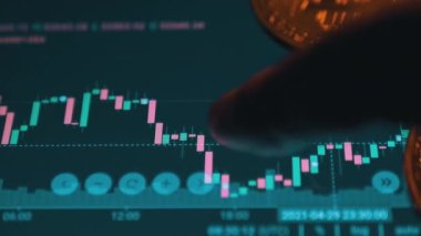 Menkul Kıymetler Borsası, Kripto Para Fiyatı, Akıllı Telefon Ekran Çizelgesi
