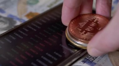 Menkul Kıymetler Borsası, Kripto Para Fiyatı, Alıntılar, Akıllı Telefon Ekranındaki Numaralar