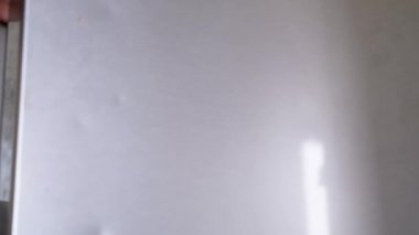 Erkek Elleri Aç Boş Buzdolabı, Plastik Torbalarda İki Domates