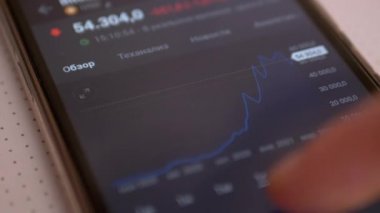 Kripto para çizelgesi. Bir Mobil Uygulama kullanarak Borsacıların Mali Risk Analizi