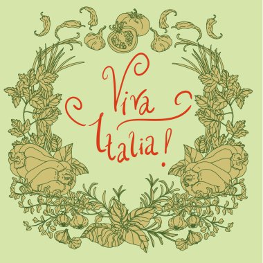 İtalyan yemekleri menüsü