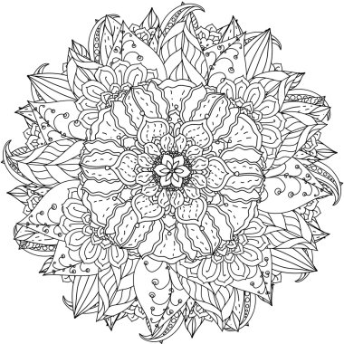 kitap antistress tarzı resim boyama